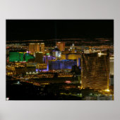 Poster de vue aérienne Las Vegas Strip (Devant)