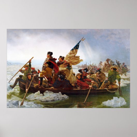 Poster de Washington Crossing the Delaware (Devant)