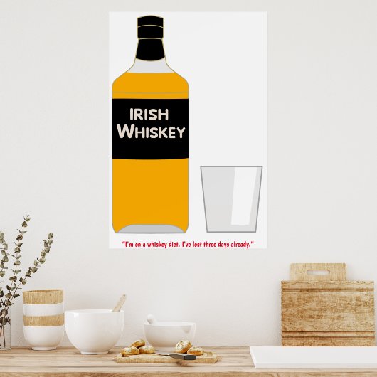 Poster de Whiskey irlandais (Cuisine)