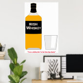 Poster de Whiskey irlandais (Bureau à domicile)