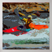 Poster de Whitewater Kayak