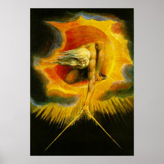 Poster de William Blake Ancient of Days (Devant)