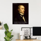 Poster de William Gladstone "Libéraux et conservat (Bureau à domicile)