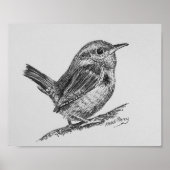 Poster de Wren Bird Art (Devant)