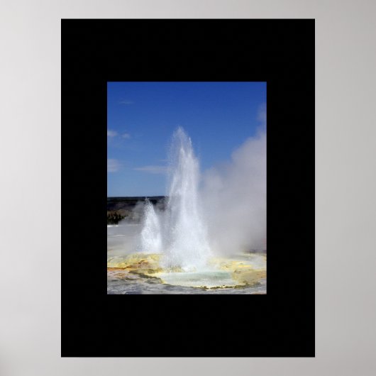 Poster de Yellowstone Geysers (Devant)