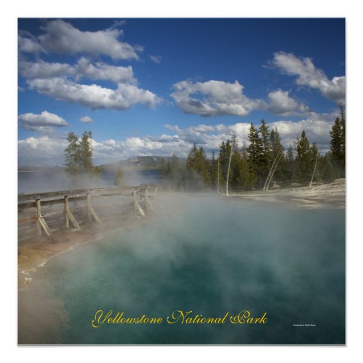 Poster de Yellowstone Lake Thumb Geyser (Devant)