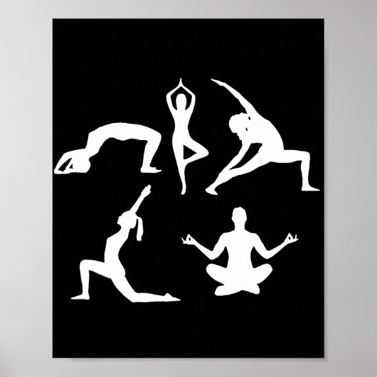 Poster de yoga (Devant)