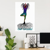 Poster de yoga (Bureau à domicile)