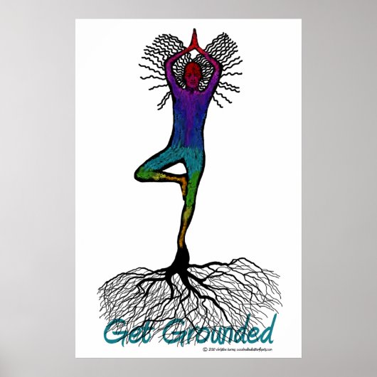 Poster de yoga (Devant)