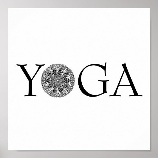 Poster de yoga (Devant)