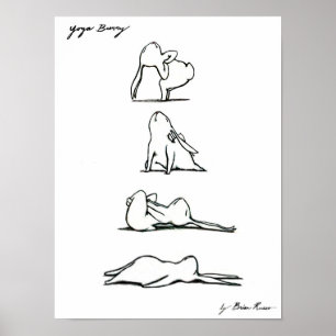 Poster de Yoga Bunny
