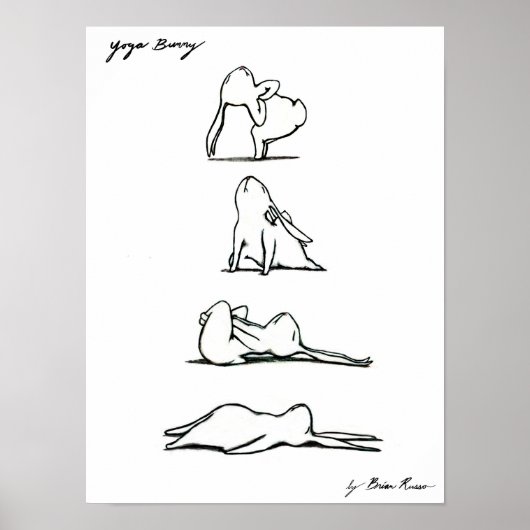 Poster de Yoga Bunny (Devant)