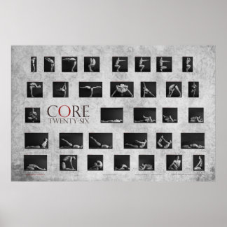 Poster de yoga Core 26