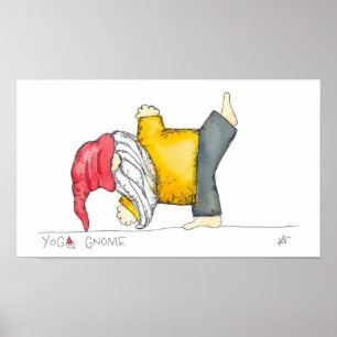 Poster de Yoga Gnome-Star Poster