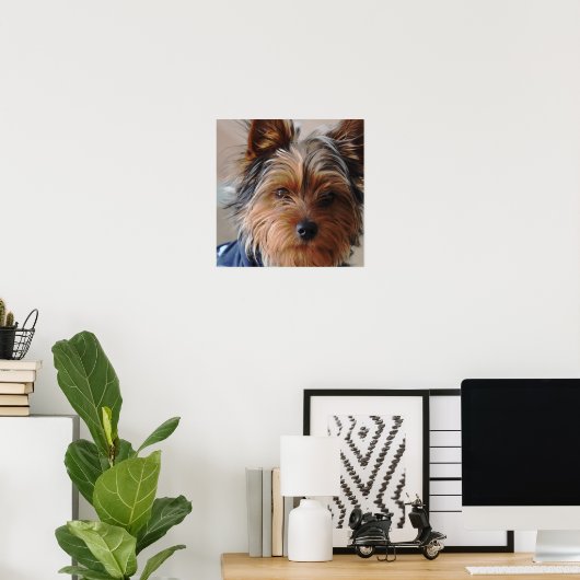 Poster de Yorkie Terrier (Bureau à domicile)