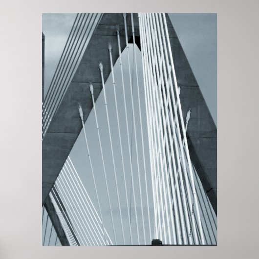 Poster de Zakim Bridge Boston (Devant)
