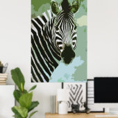 Poster de Zebra African Wildlife (Bureau à domicile)