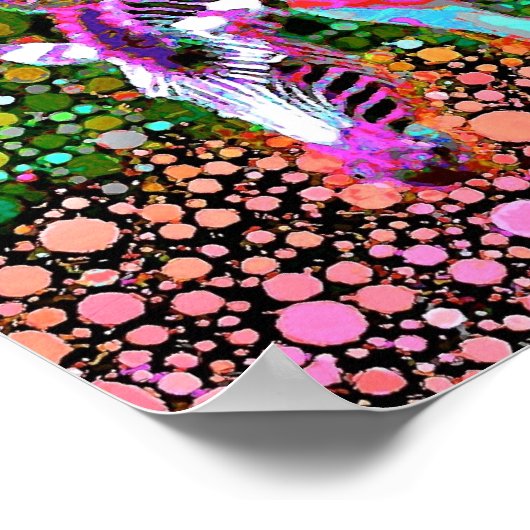 Poster de Zebra Pop Art (Coin)