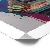 Poster de Zombie pour une photo d'Halloween prise (Coin)