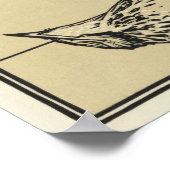 Poster Dead Bird par Julie de Graag Art Nouveau (Coin)