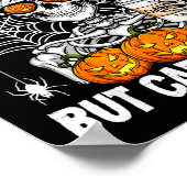 Poster Dead Inside But Caffeinated Funny Nurse Halloween  (Coin)