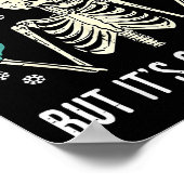 Poster Dead Inside But Its Christmas Skeleton Coffee Xmas (Coin)