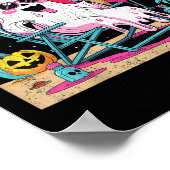 Poster Dead Inside Tan Extérieur Funny Ghost Beach Art (Coin)