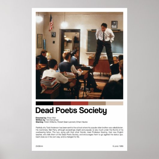 Poster Dead Poets Society Imprimer (Devant)