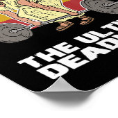 Poster Deadlift Jesus I Christian Weighlifting Travail dr (Coin)