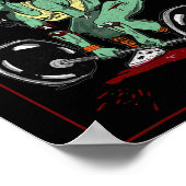 Poster Deadlifter Skeleton Weightlifter Bodybuilder entra (Coin)