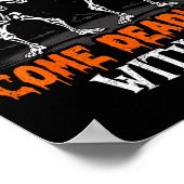 Poster Deadlifter Skeleton Weightlifter Bodybuilder entra (Coin)