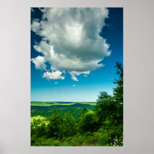 Poster Deadman's Hill Overlook, Michigan