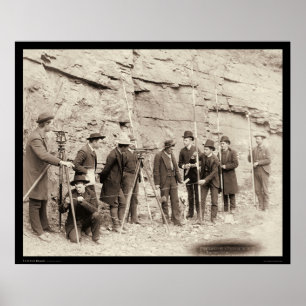 Poster Deadwood Central RR Engineer Corps SD 1888