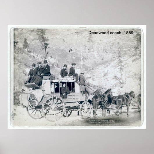 Poster Deadwood coach Print (Devant)