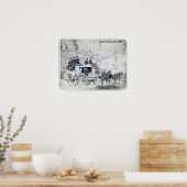 Poster Deadwood coach Print (Cuisine)