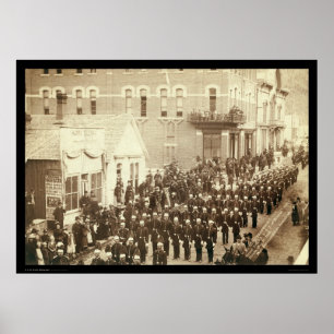 Poster Deadwood Grand Lodge IOOF Street Parade SD 1890