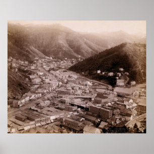 POSTER DEADWOOD SOUTH DAKOTA 1888 - NO 4