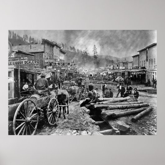 Poster DEADWOOD SOUTH DAKOTA en 1876 (Devant)