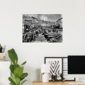 Poster DEADWOOD SOUTH DAKOTA en 1876 (Bureau à domicile)