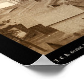 Poster Deadwood View from Engleside SD 1888 (Coin)