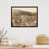Poster Deadwood View from Engleside SD 1888 (Cuisine)