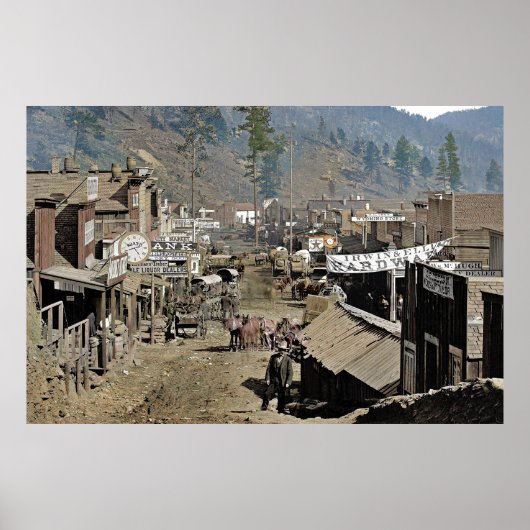 Poster DEADWOOD vu par Wild Bill Hickok 1876 (Devant)