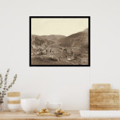 Poster Deadwood Vue de Mme Livingston's Hill SD 1887 (Cuisine)
