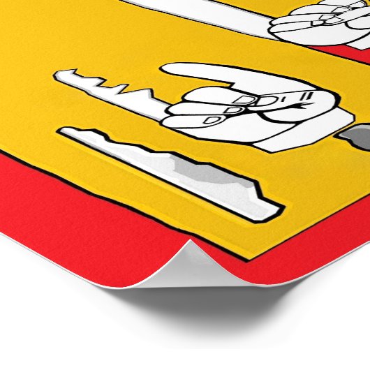 POSTER DEAF FIE (Coin)