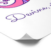 Poster Deanna initiale D doodart nom signifiant (Coin)