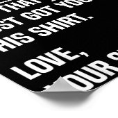 Poster Dear Brother Quote Funny Sibling Humor Joke From S (Coin)