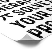 Poster Dear Math Solve Your Own Problems Funny Quote Humo (Coin)