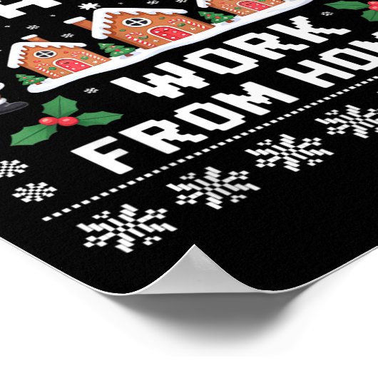 Poster Dear Santa Can I Work From Home Ugly Christmas Swe (Coin)