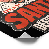 Poster Dear Santa Define Naughty New Year Quote (Coin)