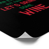 Poster Dear Santa I can explain, but first (Coin)